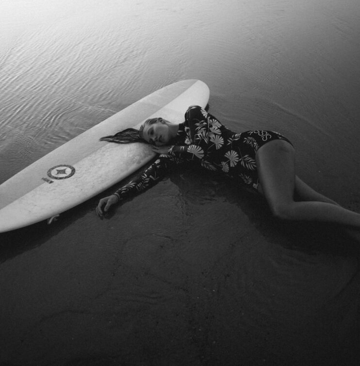 Surfing Girl Beach Maria Wallner